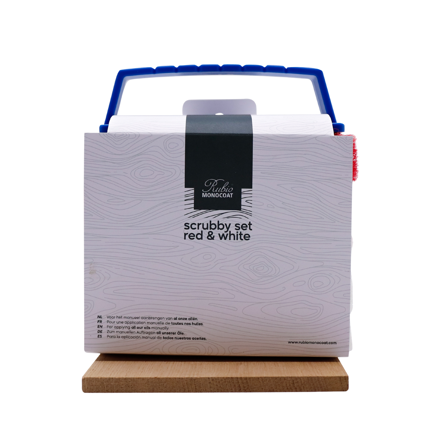 Scrubby Applicator Set Red / White