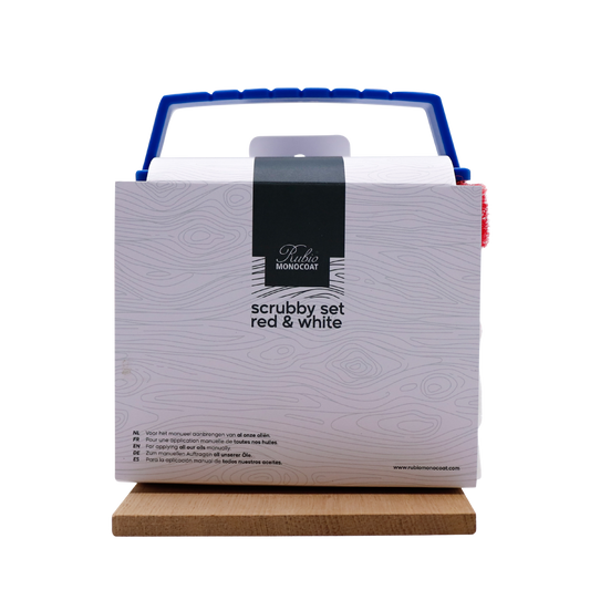 Scrubby Applicator Set Red / White